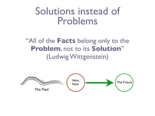 Solution        -   What would be
instead of          different?

Problems        -   What resources did
                 ...
