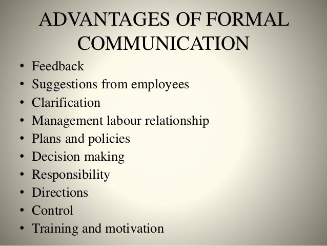 interpersonal communication advantages