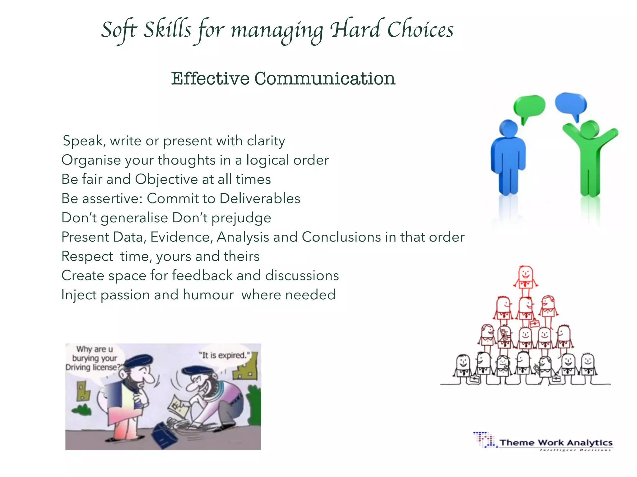Soft skills for managing hard choices | PDF