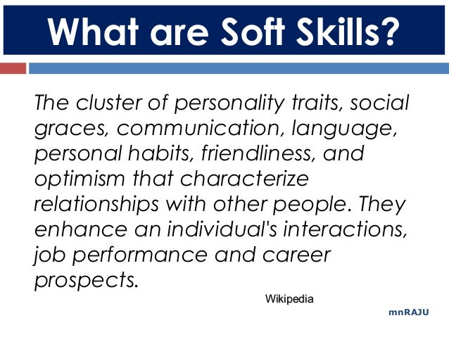 what is soft skills