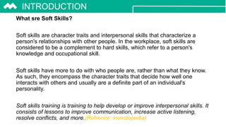 Soft Skills; Introduction and Definitions.pptx
