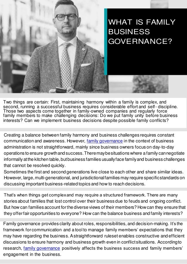 What is Family Governance? PDF