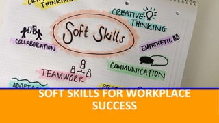 SOFT SKILLS FOR WORKPLACE
SUCCESS
 