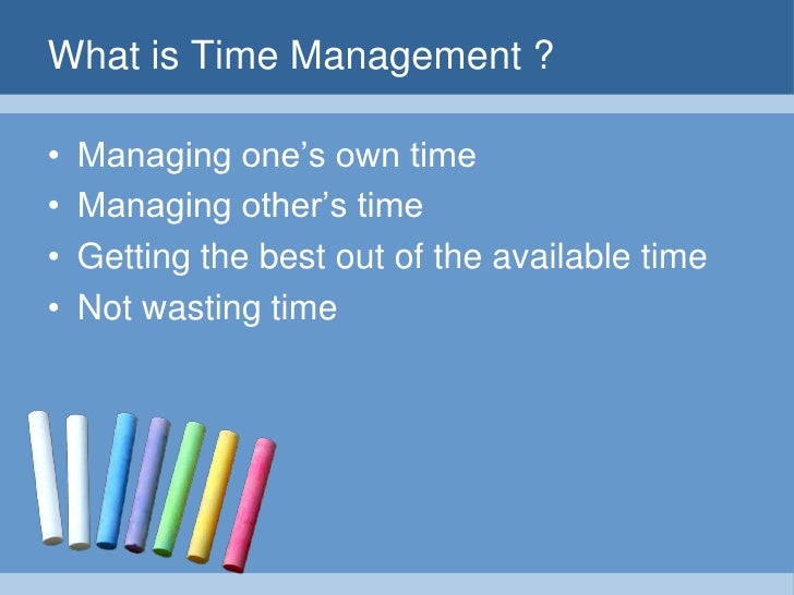 sOFTsKILLs Time Management