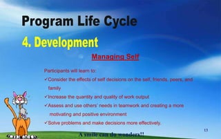 To enhance the employability of students.3A smile can do wonders!!