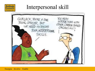 Interpersonal skill




Energise Involve Enable
 