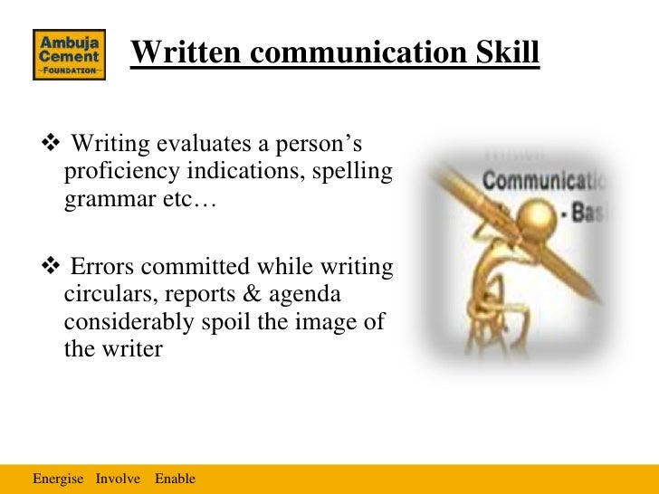 Writing skill training