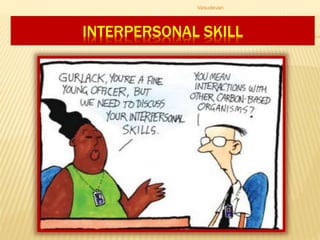 INTERPERSONAL SKILL
Vasudevan
 