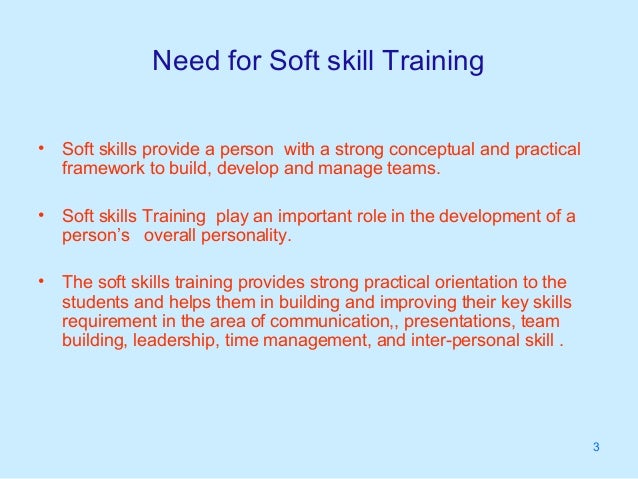 soft skill trainer