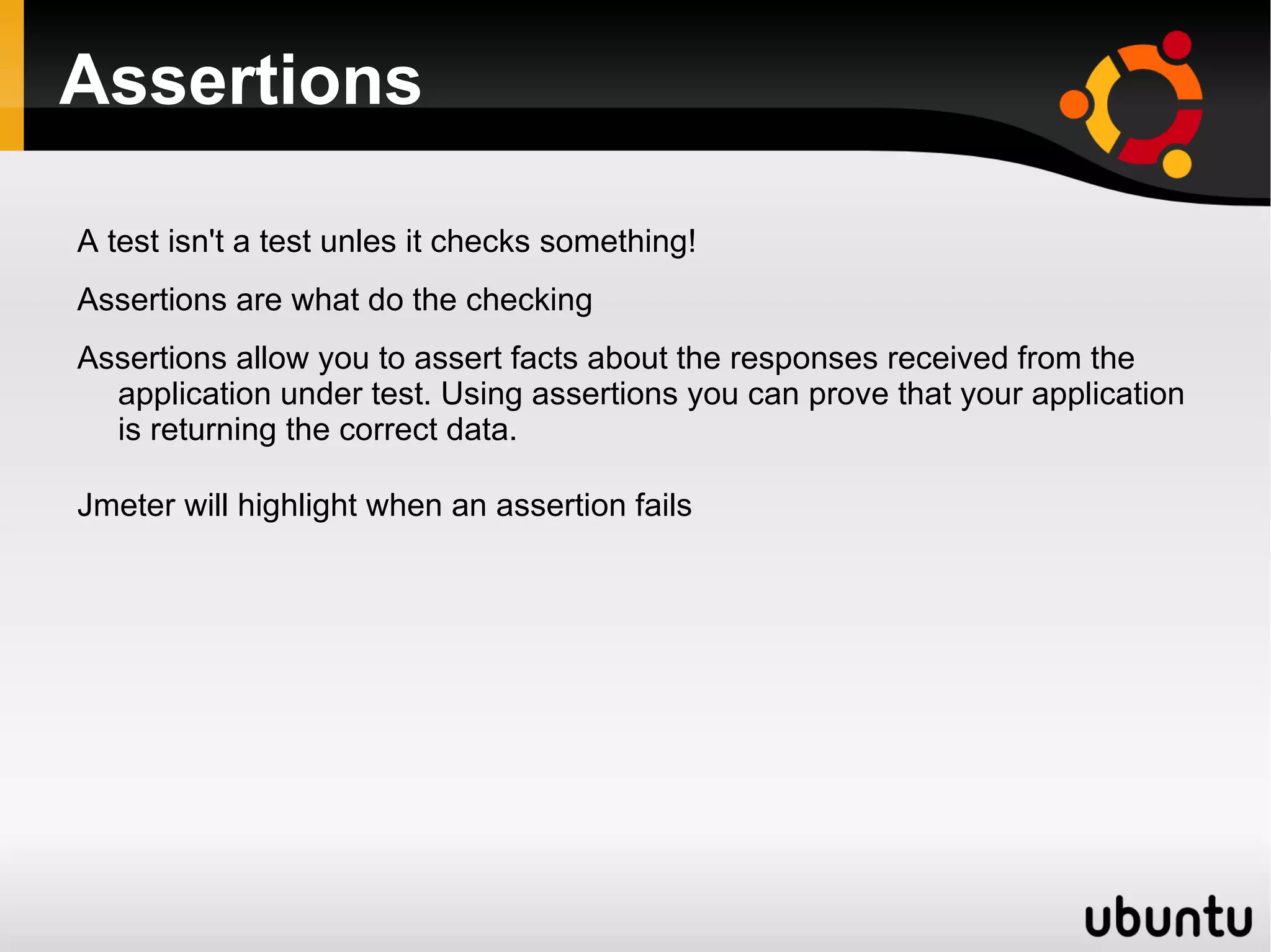 Benifits of Using Jmeter Excellent cost saving solution for small projects as it is an open source tool 
