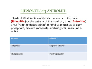 abnormal calcifications in head and neck region also with oral tissues ...