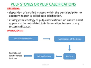 abnormal calcifications in head and neck region also with oral tissues ...