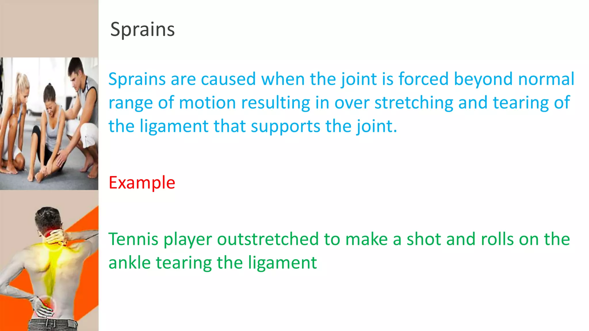 Soft tissue injuries management | PPTX