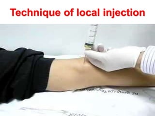 Local Infiltration Location Injection Soft tissue & intra-articular local injection.ppt