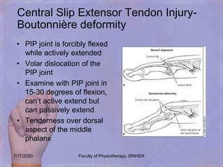 Pip Volar Injection Soft tissue lesion hand | PPTX