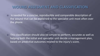 [TRAUMATOLOGY] SOFT TISSUE MANAGEMENT AND RECONSTRUCTION IN ...