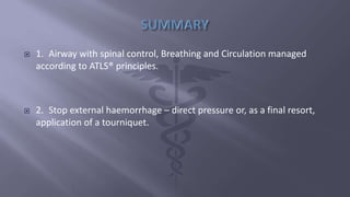 [TRAUMATOLOGY] SOFT TISSUE MANAGEMENT AND RECONSTRUCTION IN ...