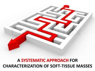 A SYSTEMATIC APPROACH FOR 
CHARACTERIZATION OF SOFT-TISSUE MASSES 
 