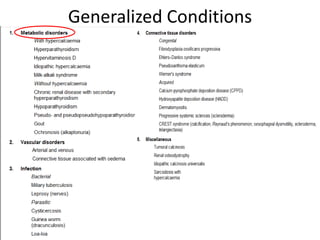 Generalized Conditions 
 