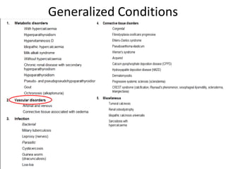 Generalized Conditions 
 