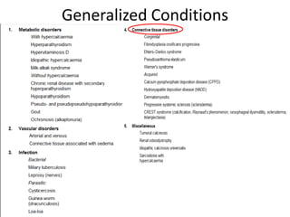 Generalized Conditions 
 
