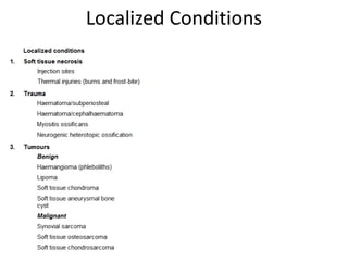 Localized Conditions 
 