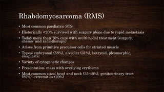Pleomorphic Rms Soft tissue sarcoma | PPTX