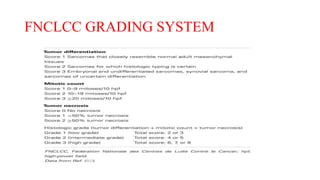 FNCLCC GRADING SYSTEM
 