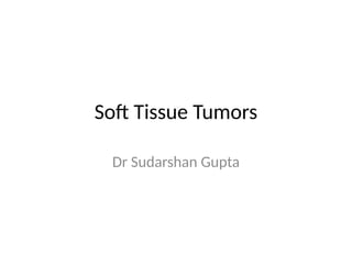 Comprehensive Overview of Soft Tissue Tumors: Diagnosis, Etiology, and ...