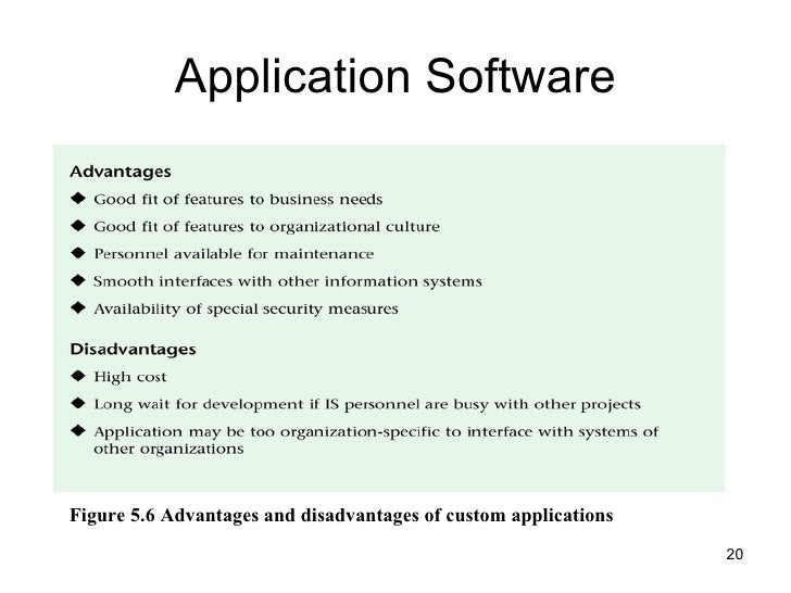 Advantages and disadvantages of general purpose application software for windows 10