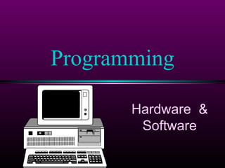 Programming
Hardware &
Software

 