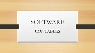 SOFTWARE
CONTABLES
 