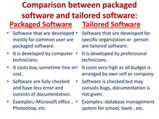 Packaged Software Definition Software System | PPTX
