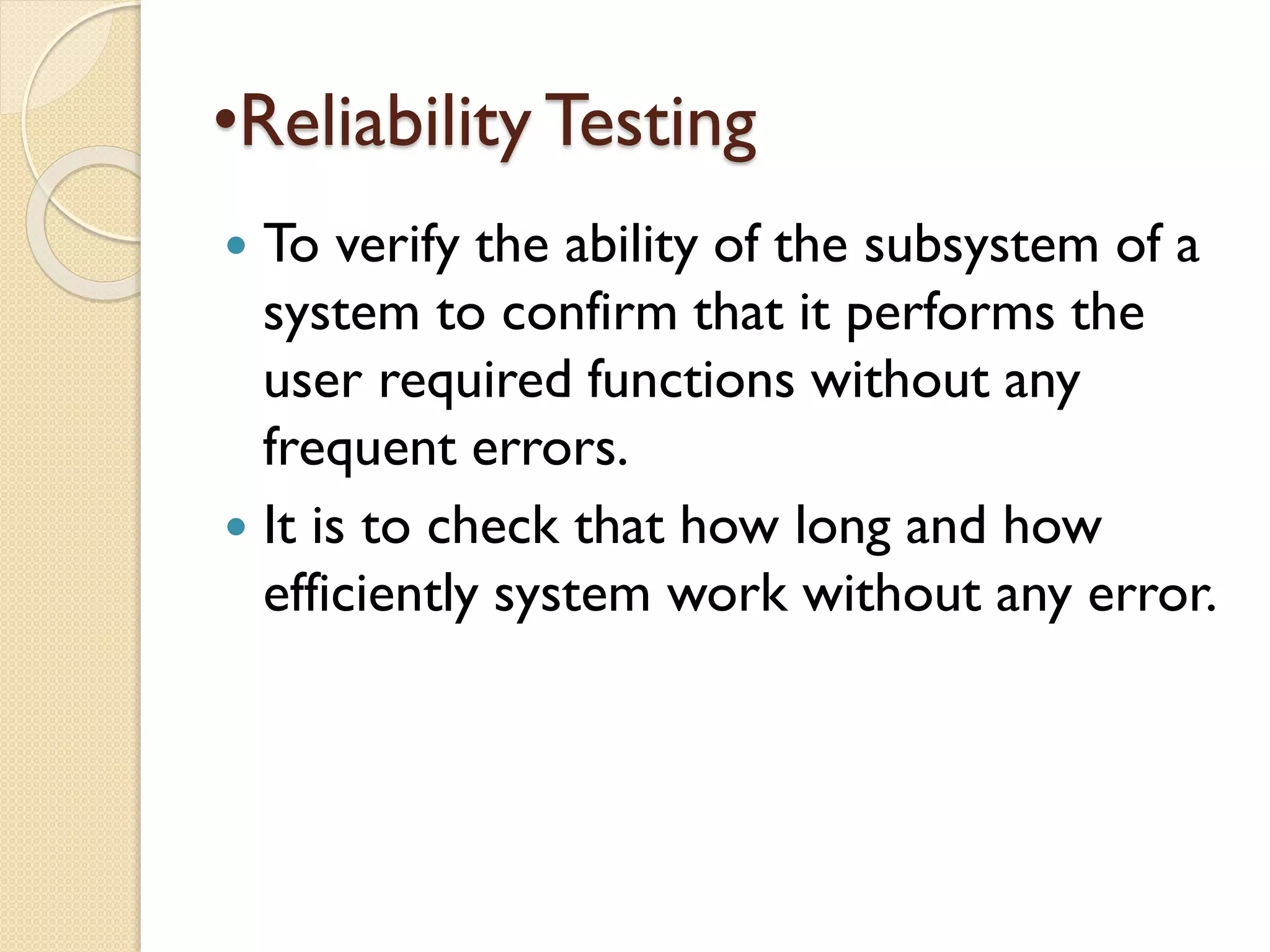 Software engineering- system testing | PPTX | Operating Systems ...
