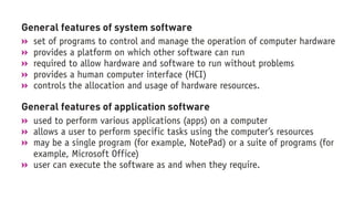 IGCSE Computer Science Lesson Notes on Software | PPTX