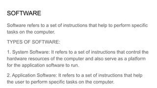 Comprehensive Overview of Software Types and Licensing Models | PPTX