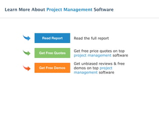 Read the full report
Get free price quotes on top Web-based
project management software
Get unbiased reviews & free
demos on top Web-based project
management software
Learn More About Project Management Software
Read Report
Get Free Quotes
Get Free Demos
 