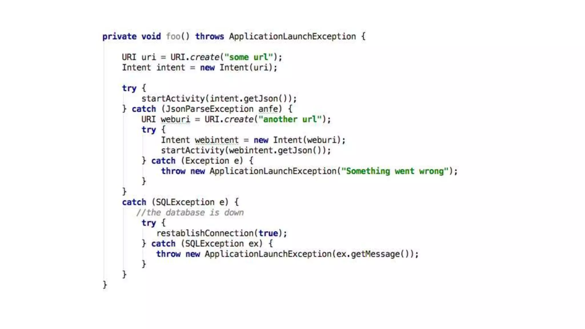 What about software systems? 