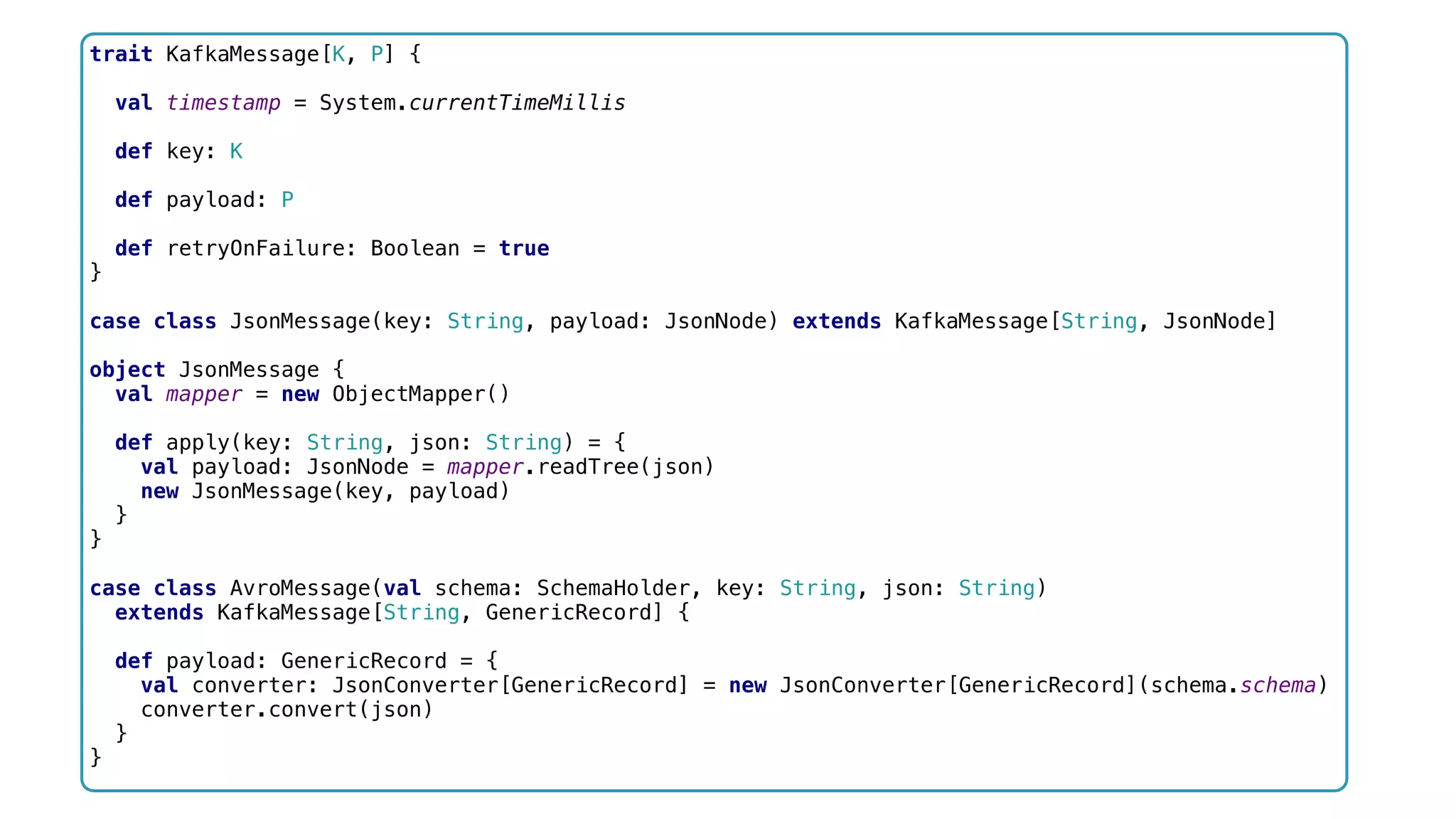 GOOD PRACTICE: USE SELF-DESCRIBING MESSAGES 