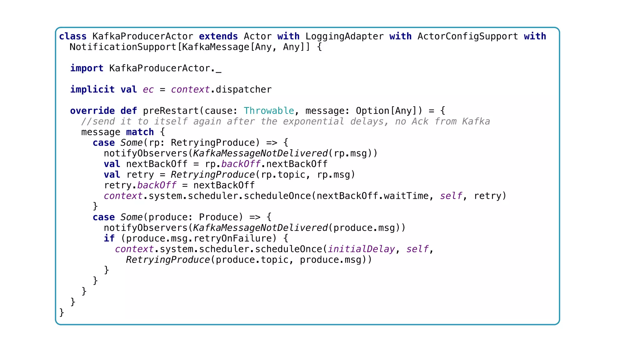 GOOD PRACTICE: LET IT CRASH 