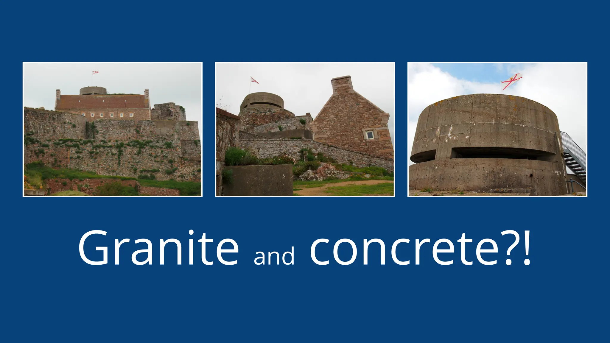 Granite and concrete?!
 