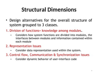 Software Architecture and Design Details Module | PPT