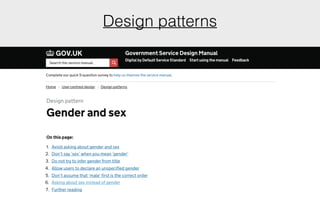 Design patterns
 