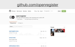 github.com/openregister
 