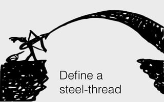 Deﬁne a
steel-thread
 