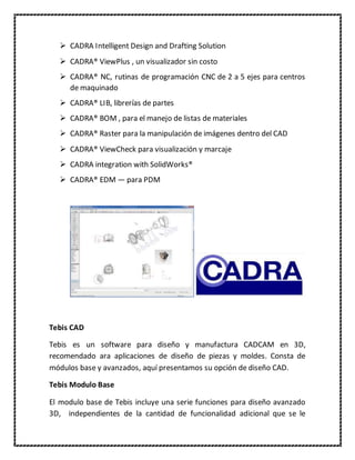 Software de-ingeniería-mecánica | DOCX