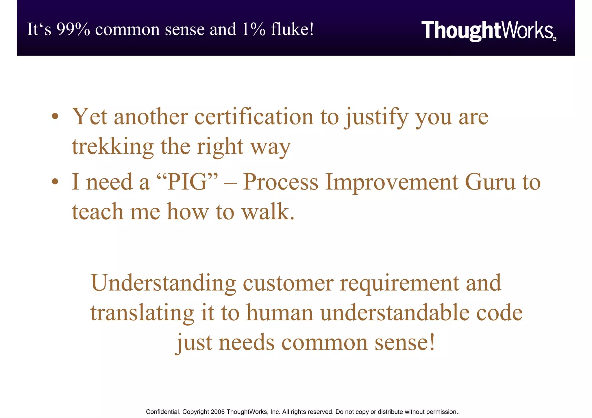 Software Development The Trekkers Way