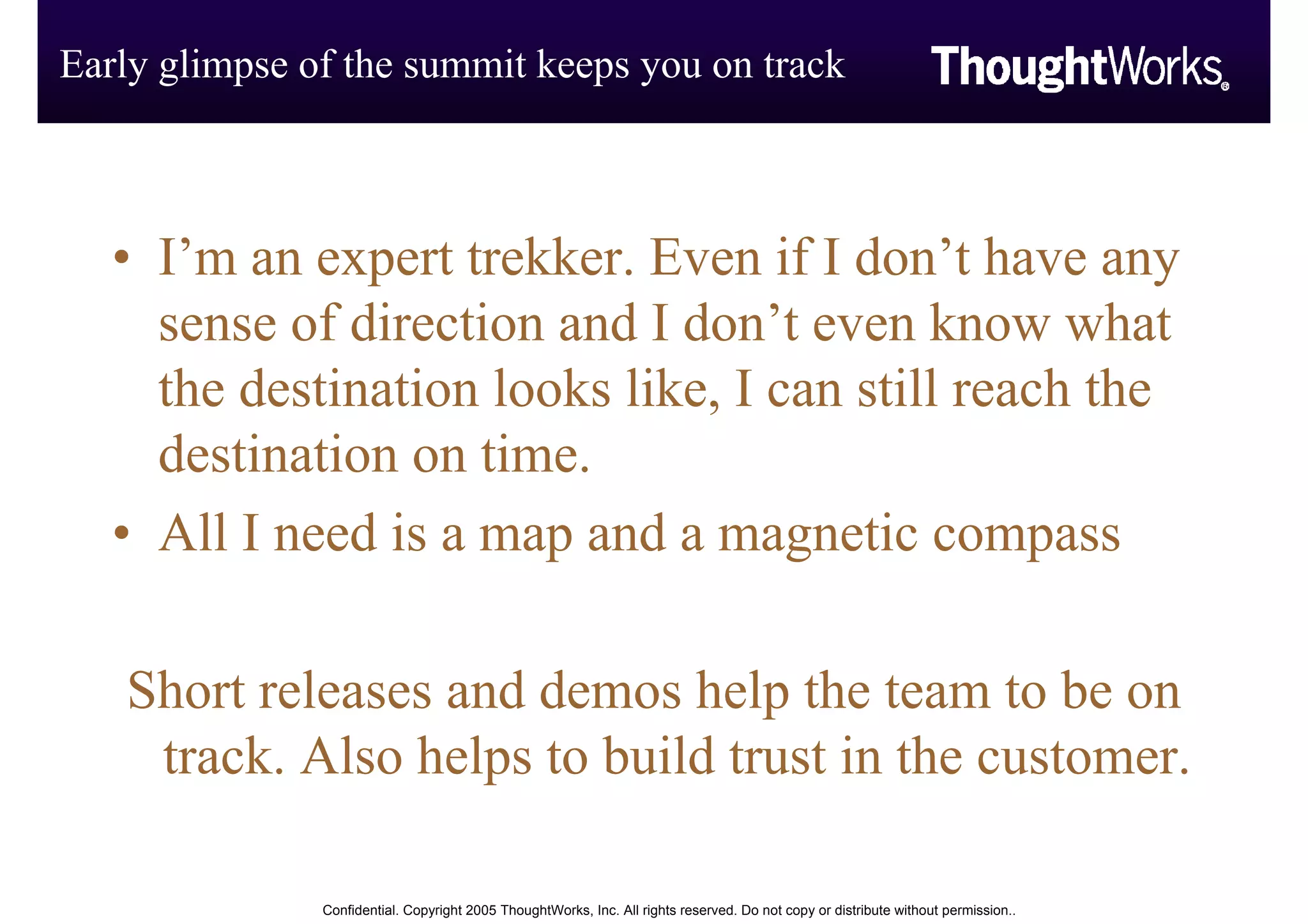 Software Development The Trekkers Way