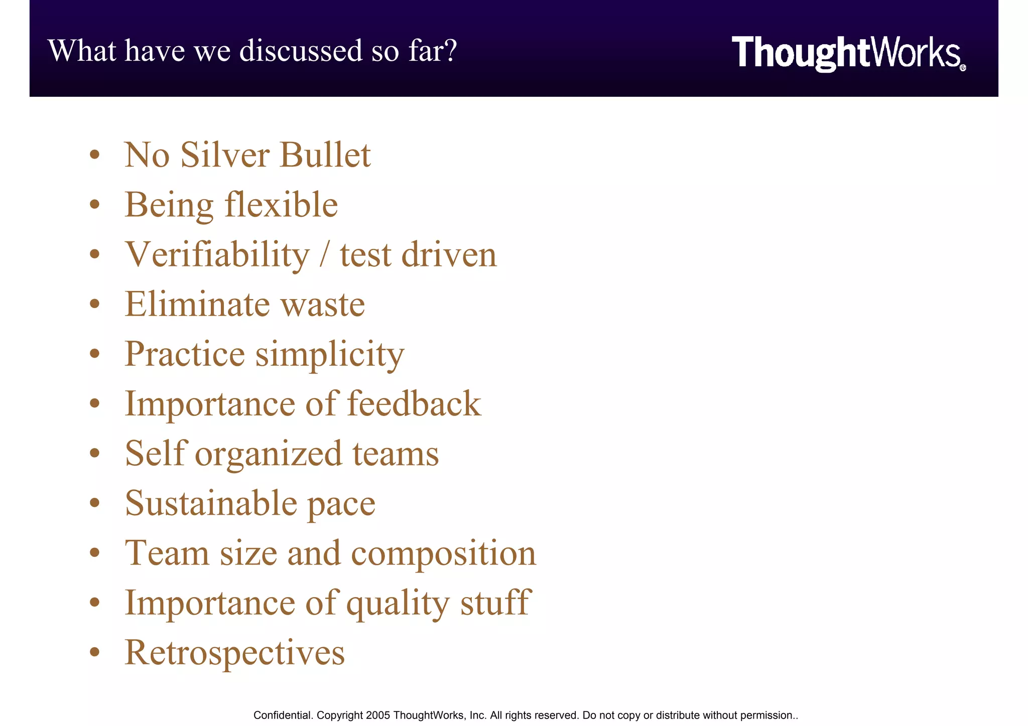 Software Development The Trekkers Way