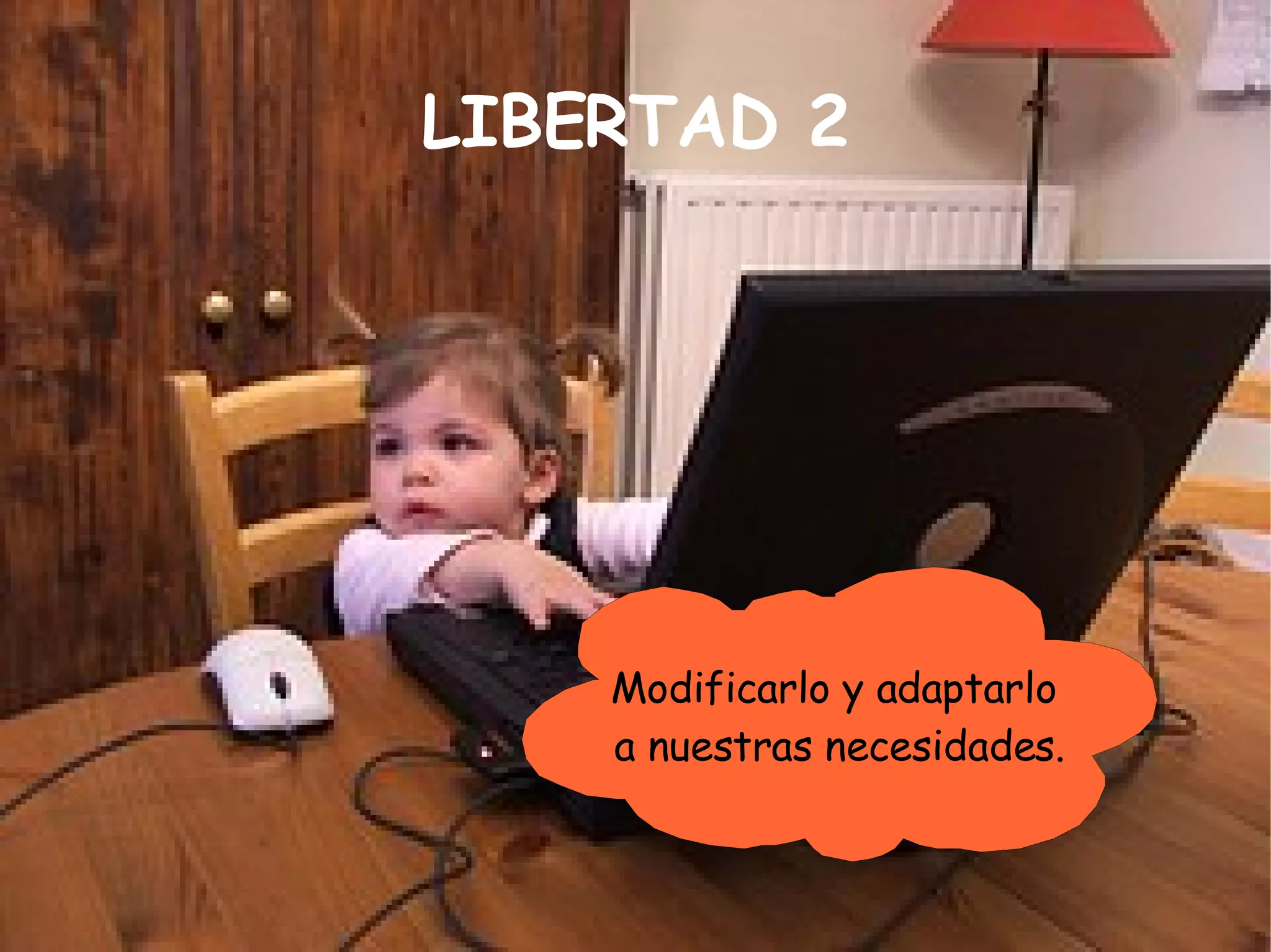 LIBERTAD 2 Modificarlo y adaptarlo  a nuestras necesidades. 